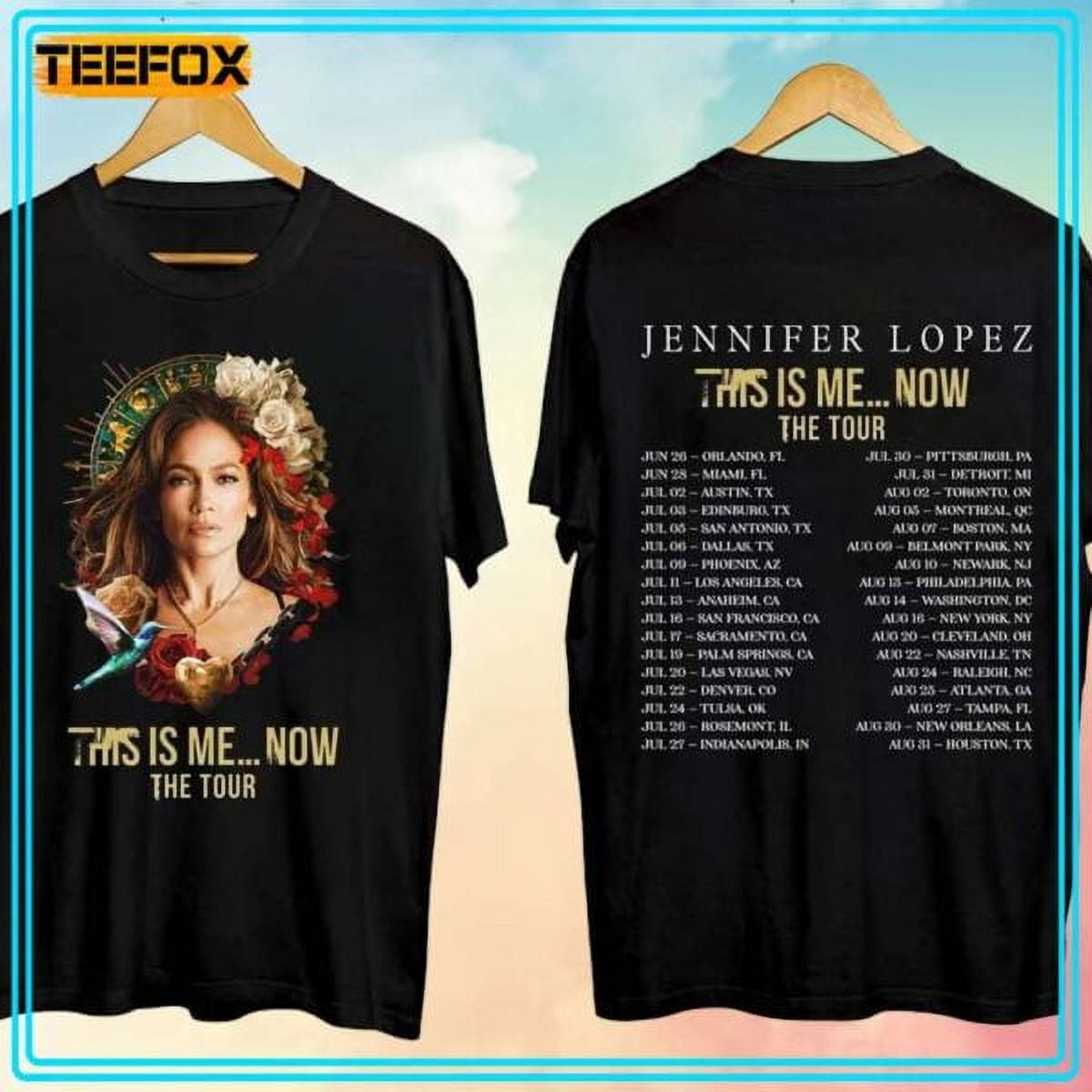 Jennifer Lopez This Is Me Now Tour 2024 Music TShirt