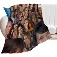 thumbnail image 1 of Jennifer Love Hewitt Blanket Beautiful #1 Ultra Soft Flannel Fleece Blanket Stylish Bedroom Living Room Sofa Warm Blanket All Season Use 60"*80"（150 * 200cm）, 1 of 6