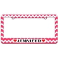 thumbnail image 1 of Jennifer Love with Hearts License Plate Tag Frame, Multiple Colors, 1 of 1