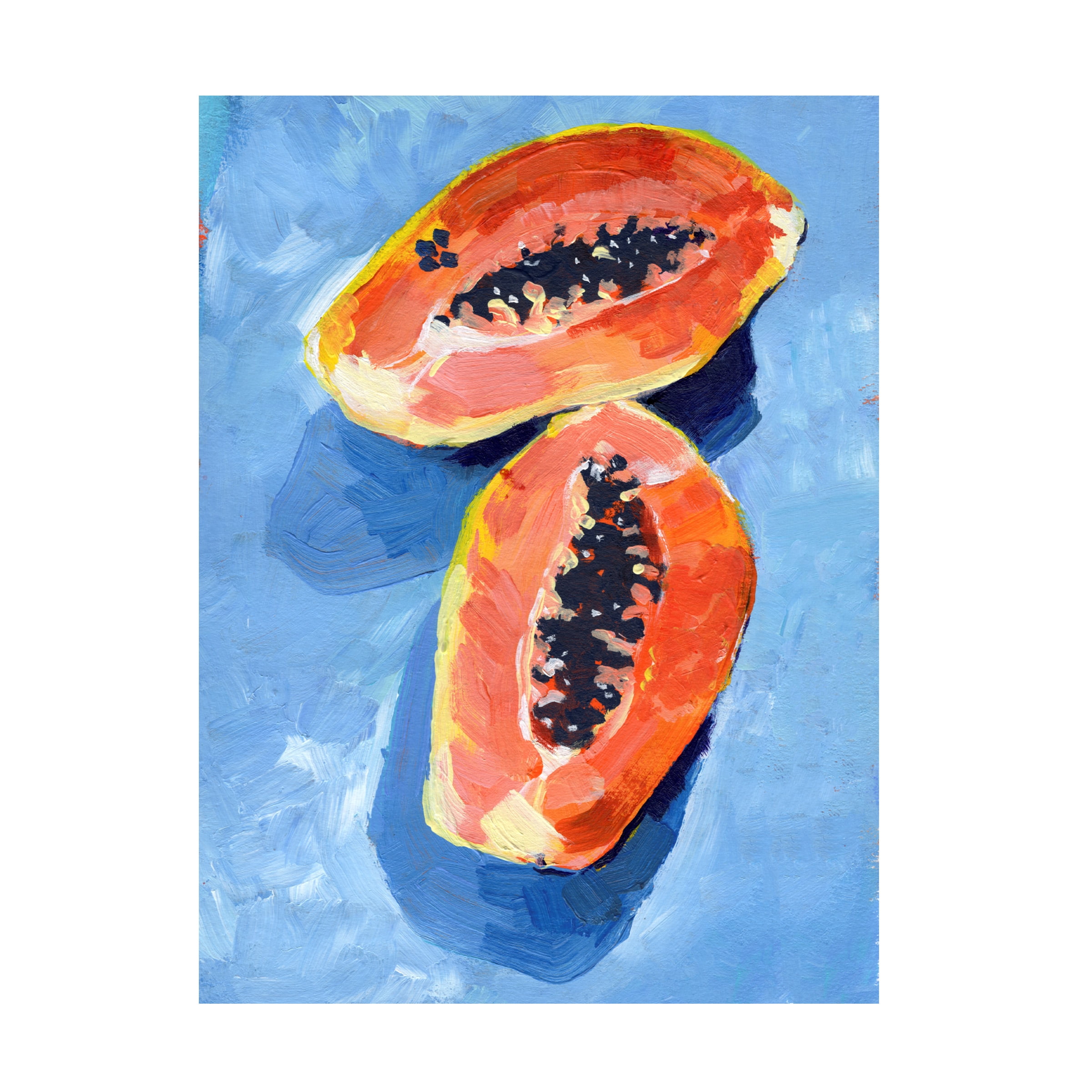 Jennifer Paxton Parker 'Bold Papaya II' Canvas Art