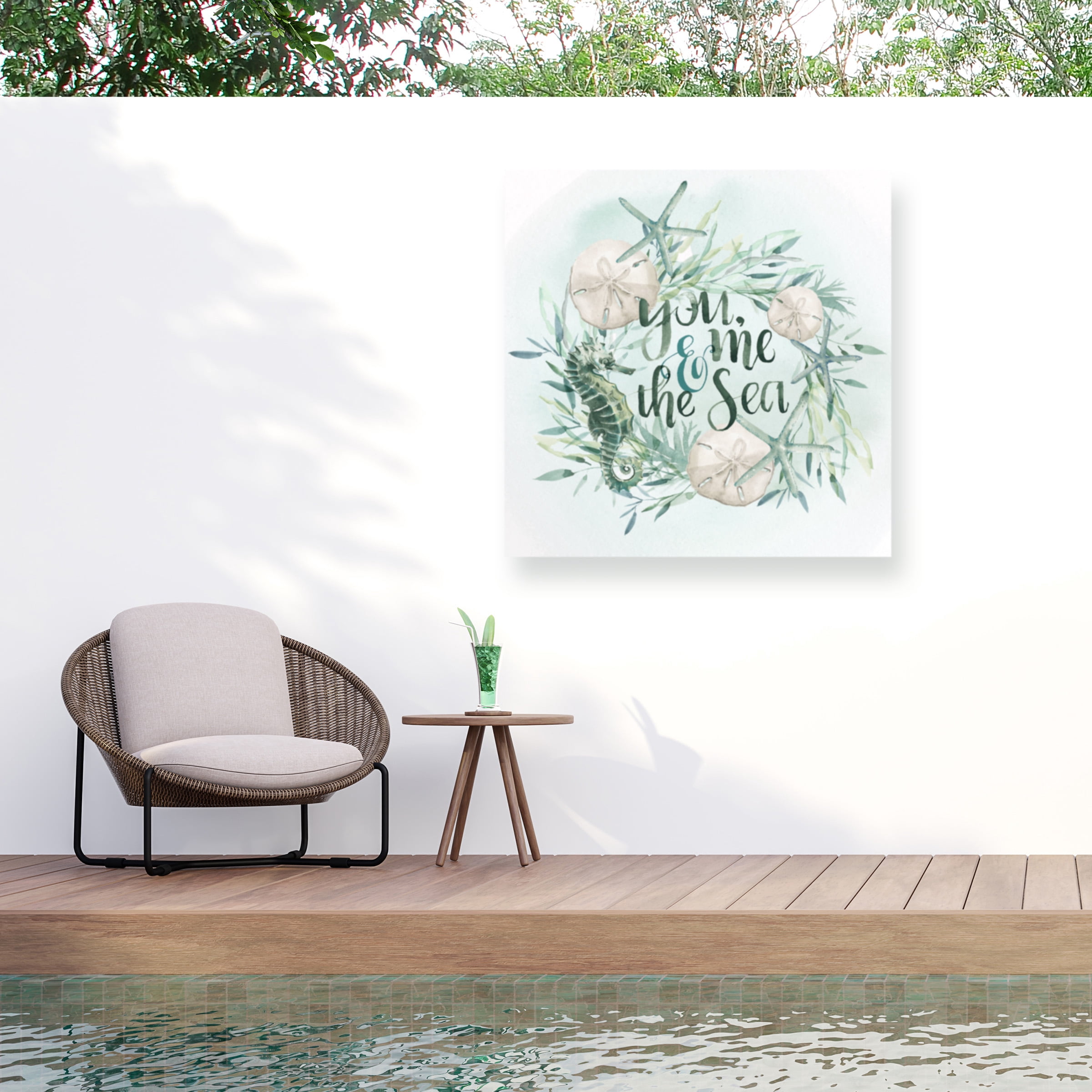 Jennifer Paxton Parker 'Drawn to the Sea I' Outdoor Canvas