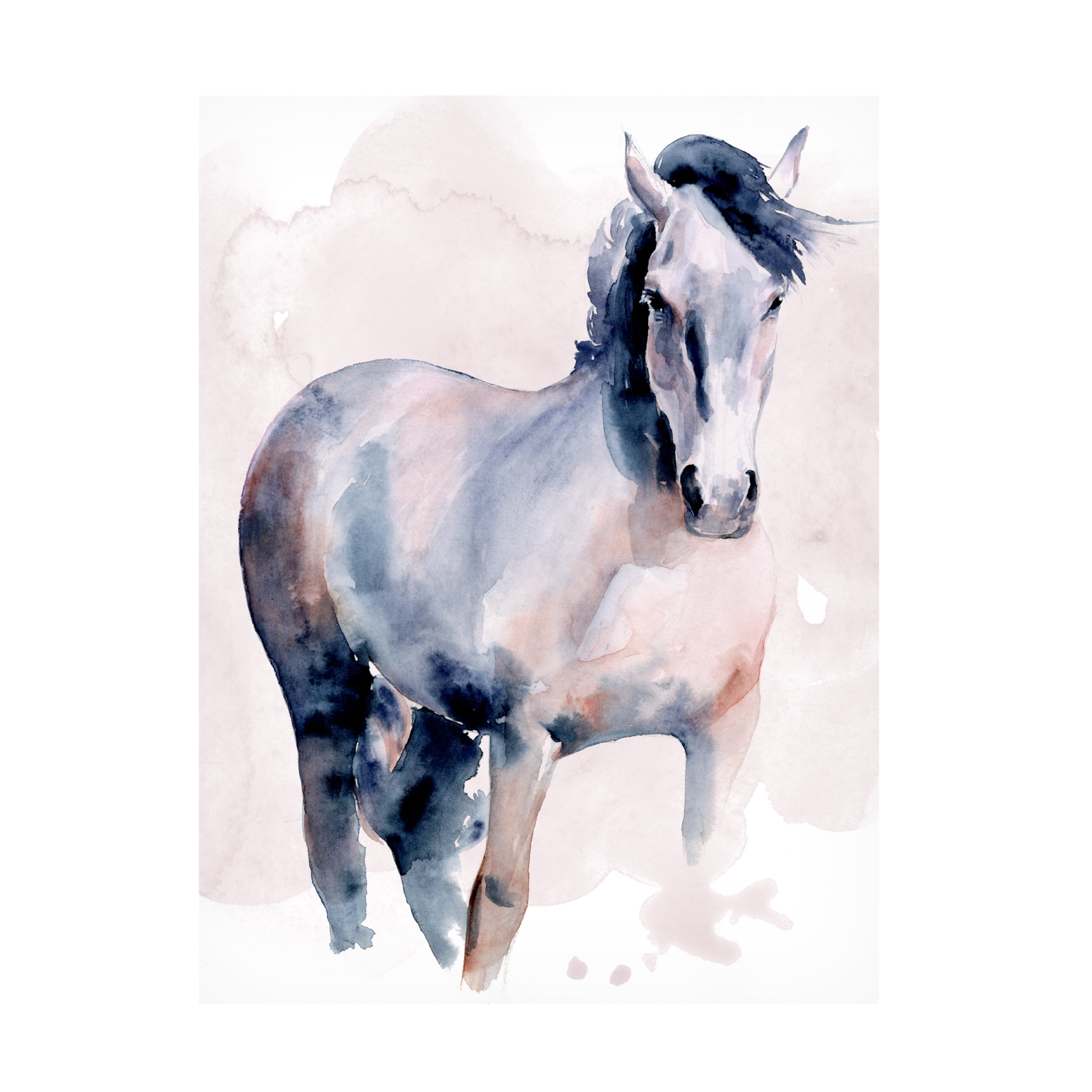 Jennifer Paxton Parker 'Horse in Watercolor I' Canvas Art