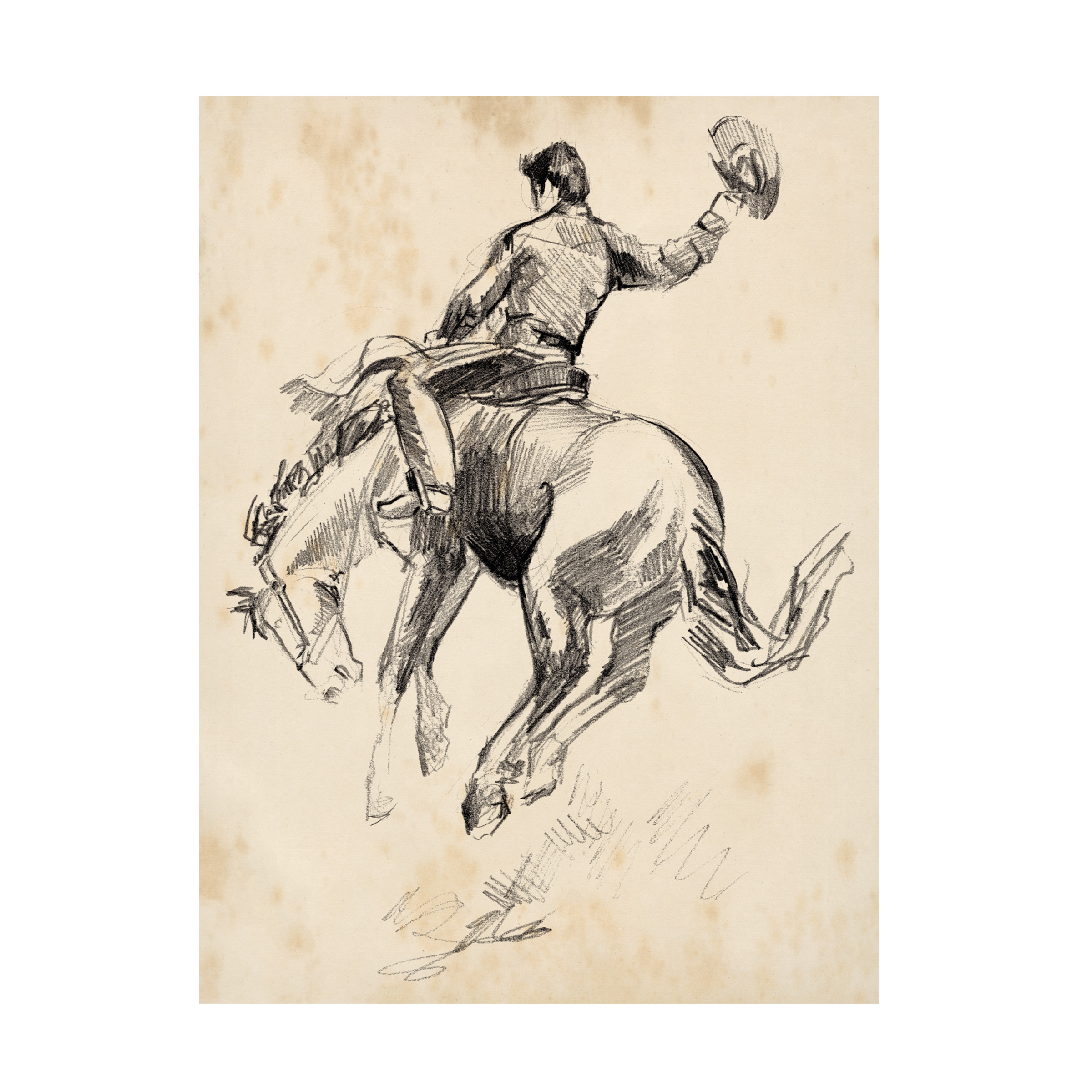 Jennifer Paxton Parker 'King Of The Rodeo II' Canvas Art