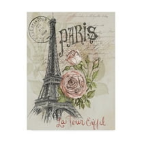 Jennifer Paxton Parker 'Paris Sketchbook I' Canvas Art