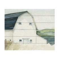 Jennifer Paxton Parker 'Watercolor Barn IV' Wood Slat Art 18x22