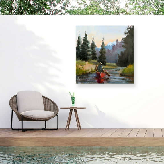 Jennifer Stottle Taylor 'Peaceful Morning' Outdoor Canvas