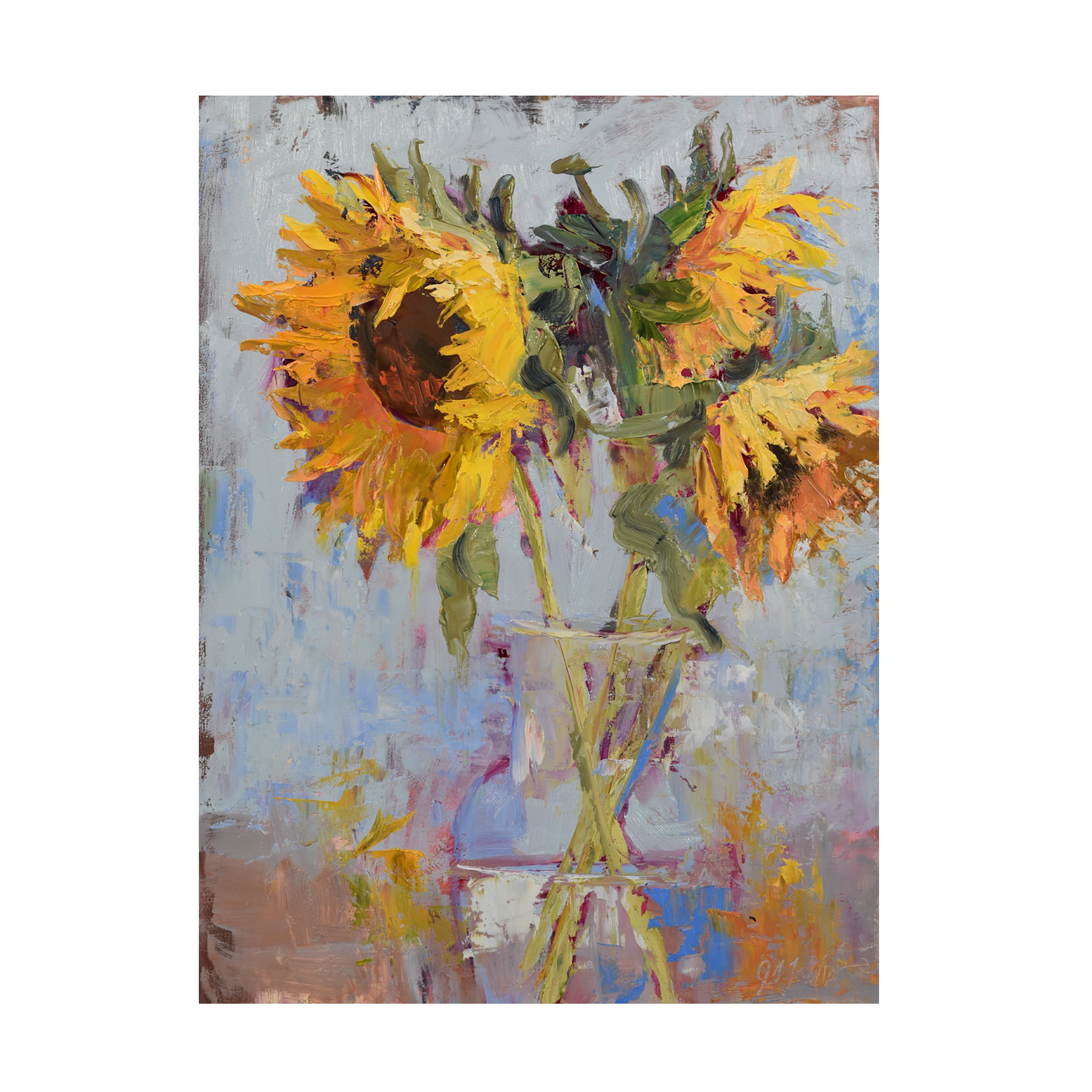 Jennifer Stottle Taylor 'Wild Sunflowers' Canvas Art