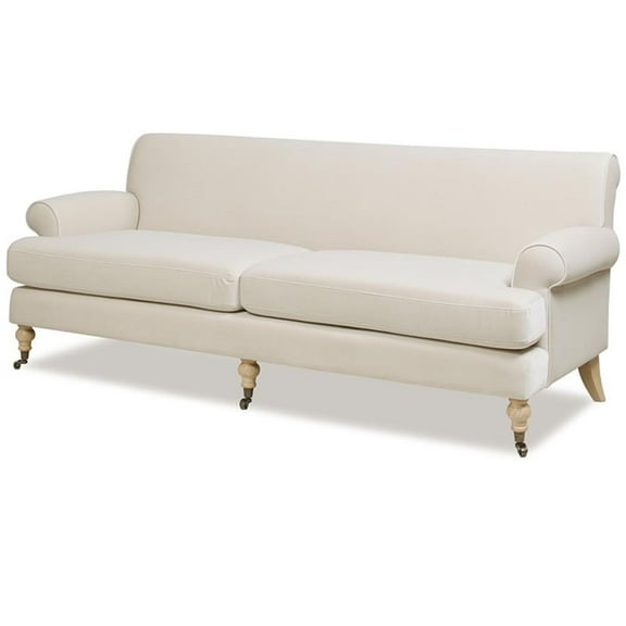 Jennifer Taylor Home Alana Lawson Two-Cushion Tightback Sofa French Beige