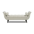 thumbnail image 1 of Jennifer Taylor Home Alma Tufted Flared Arm Entryway Bench, Taupe Polyester, 1 of 11