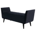 thumbnail image 1 of Jennifer Taylor Home Duff Mid-Century Modern Entryway Storage Bench Black, 1 of 10
