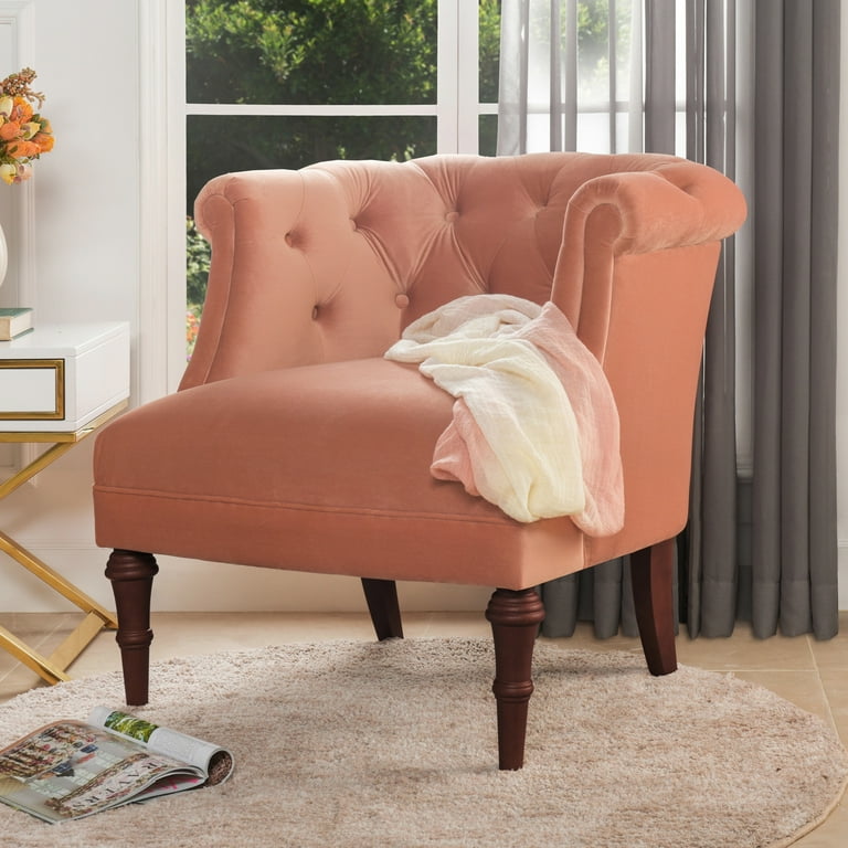 Jennifer Taylor Home Katherine Tufted Accent Chair Round Arms