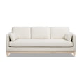 thumbnail image 1 of Jennifer Taylor Home Knox 84" Modern Farmhouse Living Room Sofa Flax White Linen, 1 of 12