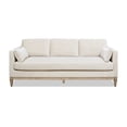 thumbnail image 1 of Jennifer Taylor Home Knox 84" Modern Farmhouse Performance Velvet Living Room Sofa Couch in French Beige, 1 of 12