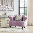 thumbnail image 1 of Jennifer Taylor Home La Rosa Victorian Tufted Accent Chair Lavender, 1 of 5