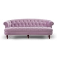 thumbnail image 1 of La Rosa 84" Chesterfield Tufted Sofa Lavender, 1 of 12