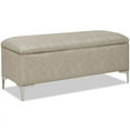 thumbnail image 1 of Jennifer Taylor Home Madelyn Storage Bench Dove Gray, 1 of 17