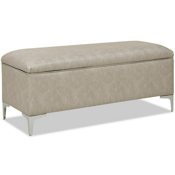 Jennifer Taylor Home Madelyn Storage Bench Dove Gray