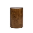 thumbnail image 1 of Jennifer Taylor Home Nebula 22" Accent Pillar Side Table, Medium Brown Walnut Burl Wood, 1 of 7