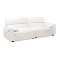 thumbnail image 1 of Jennifer Taylor Home Sorrento 90.5" Modular 2-Piece Sofa, Crème Off-White Chenille, 1 of 10