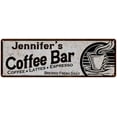 thumbnail image 1 of Jennifer's Coffee Bar Sign Kitchen Decor 6x18 106180007007, 1 of 1