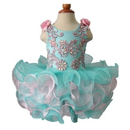 Infant toddler baby children kids Girl s glitz pageant Dress clothingG003AS SIZE18 24months Walmart