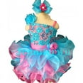 thumbnail image 1 of Jenniferwu G135BL Infant Toddler Baby Newborn Little Girl's Pageant Party Birthday Dress Blue Size 0-3M, 1 of 4