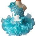 thumbnail image 1 of Jenniferwu G171-2 Infant Toddler Baby Newborn Little Girl's Pageant Party Birthday Dress Aqua Size 12-18M, 1 of 3