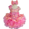 thumbnail image 1 of Jenniferwu G274 Infant Toddler Baby Newborn Little Girl's Pageant Party Birthday Dress Pink (as1, Age, 18_Months, 24_Months), 1 of 5