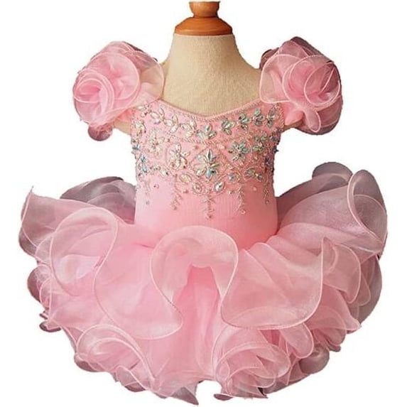 Jenniferwu Infant-and-Toddler-Special-Occasion-Dresses G053-1 Size 6-9Months Pink