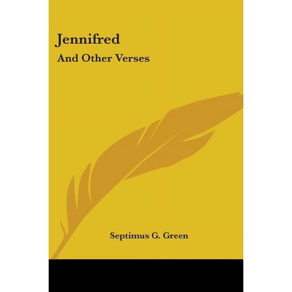 Jennifred : And Other Verses (Paperback)