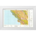 thumbnail image 1 of Jennings 18x12 White Modern Wood Framed Museum Art Print Titled - San Luis Obispo Sheet California Mines, 1 of 4