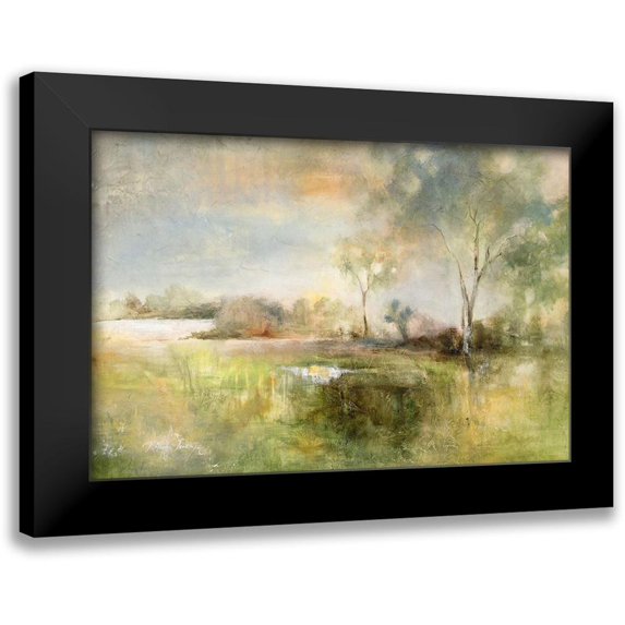 Jennings, J Austin 24x17 Black Modern Framed Museum Art Print Titled - Reflection of June