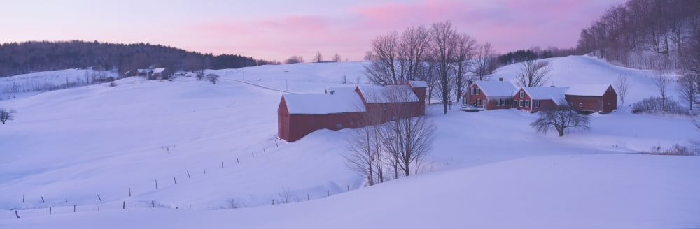 Jenny Farm South of Woodstock Vermont Canvas Art - Panoramic Images (36 x 12)