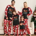 thumbnail image 1 of Jenny Gnome Christmas Pajamas Set Matching Family Red Plaid Saying “I’ll Be Gnome For Christmas”, Plus Size Holiday PJs With Dog, 1 of 7