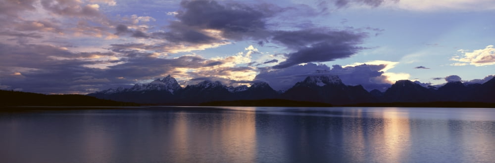 Jenny Lake Grand Teton National Park Wyoming Canvas Art - Panoramic Images (27 x 9)