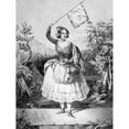 thumbnail image 1 of Jenny Lind (1820-1887) In Poster For The Opera 'La Fille Du Regiment History (18 x 24), 1 of 2