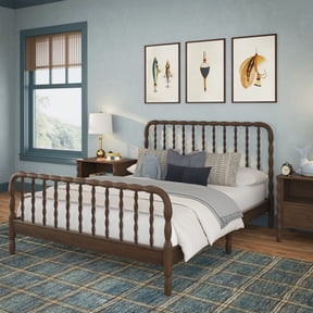 Jenny Lind Queen Bed, Walnut