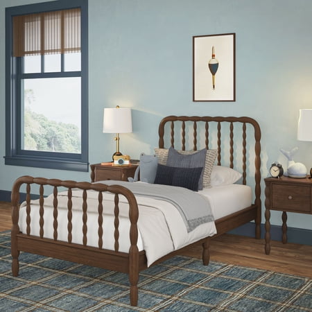 Jenny Lind Twin Bed, Walnut