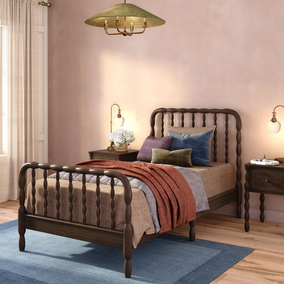 Jenny Lind Twin Bed, Walnut