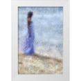 thumbnail image 1 of Jenny Rainbow Fine Art 13x18 White Modern Wood Framed Museum Art Print Titled - Blue Dream Impressionism, 1 of 4