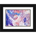 thumbnail image 1 of Jenny Rainbow Fine Art 14x11 Black Ornate Wood Framed with Double Matting Museum Art Print Titled - Fluid Acrylic Winter Delight 3, 1 of 4