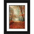 thumbnail image 1 of Jenny Rainbow Fine Art 17x24 Black Ornate Wood Framed with Double Matting Museum Art Print Titled - Autumn Rust, 1 of 4