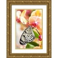 thumbnail image 1 of Jenny Rainbow Fine Art 17x24 Gold Ornate Wood Framed with Double Matting Museum Art Print Titled - Paper Kite Tropical Butterfly 2, 1 of 4