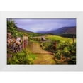 thumbnail image 1 of Jenny Rainbow Fine Art 18x13 White Modern Wood Framed Museum Art Print Titled - Gates on the Road at Wicklow Hills Ireland, 1 of 4