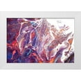thumbnail image 1 of Jenny Rainbow Fine Art 32x23 White Modern Wood Framed Museum Art Print Titled - Fluid Acrylic Arabian Fairytales 5, 1 of 4