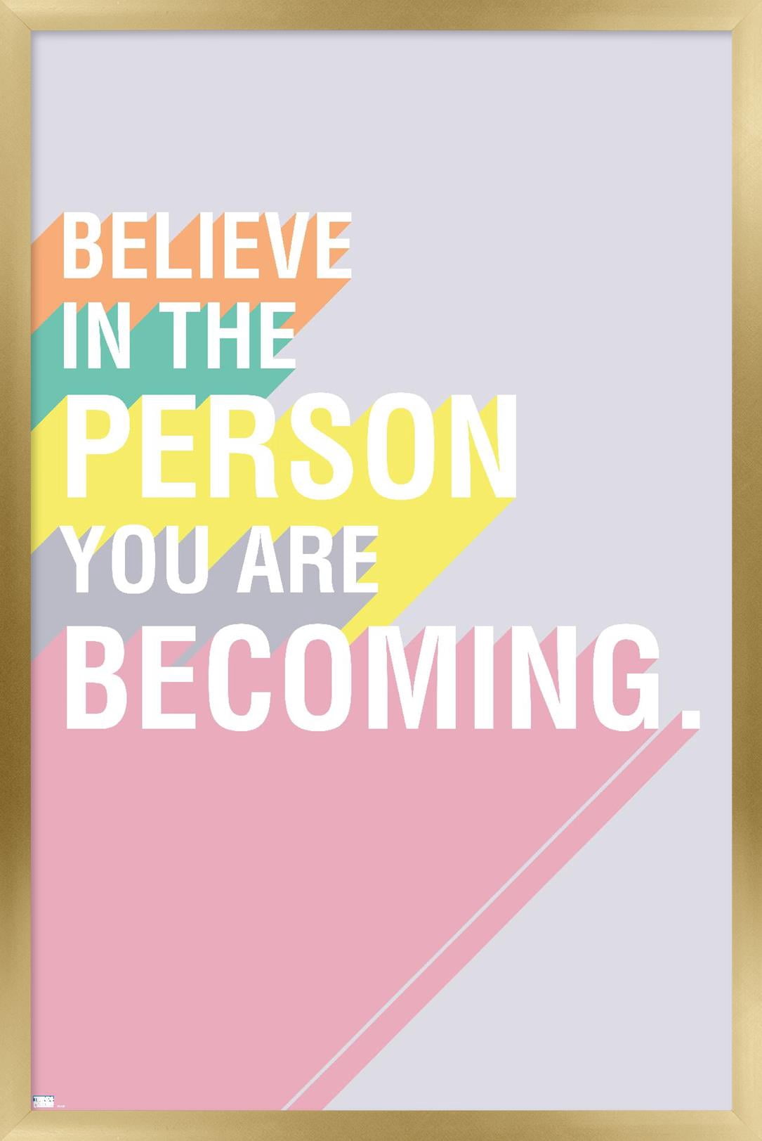 Jenny Redman - Believe Wall Poster, 14.725" x 22.375", Framed