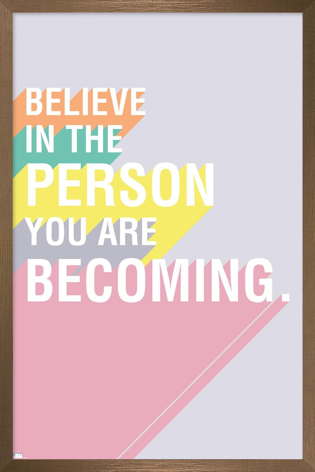 Jenny Redman - Believe Wall Poster, 14.725" x 22.375", Framed