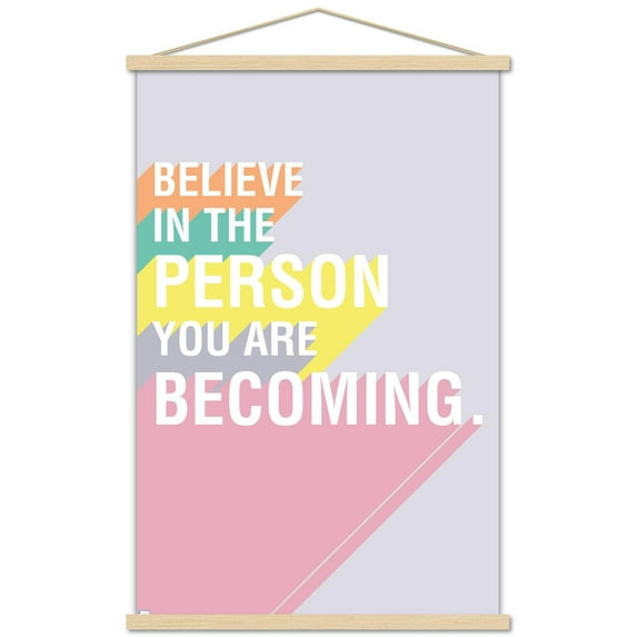 Jenny Redman - Believe Wall Poster with Wooden Magnetic Frame, 22.375" x 34"
