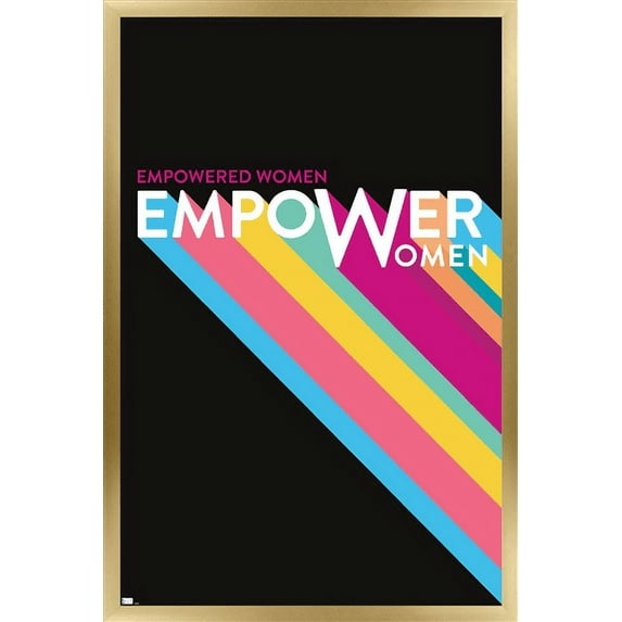 Jenny Redman - Empowerment Wall Poster, 22.375" x 34", Framed