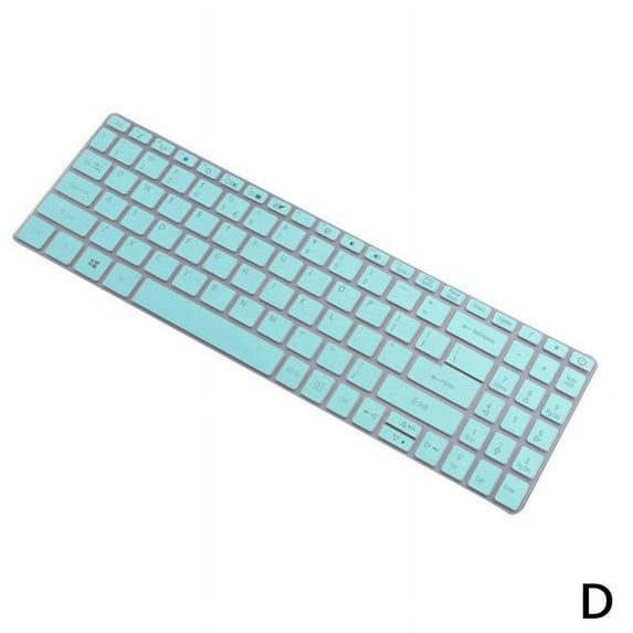 Jenny Watson Colorful Silicone Laptop Keyboard Cover Skin Thin Anti Dust Washable Keyboard Skin Protector Cover for for Acer Aspire 3 A315 Aspire 5 A515 15.6 Inch Keyboard